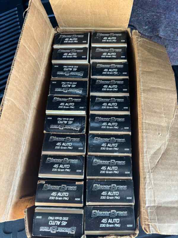 .45 ACP Blazer 500 or 1000 rounds