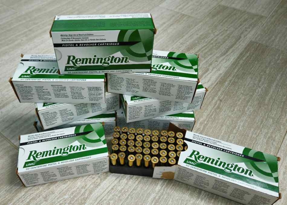 9 boxes Remington UMC .38 Special. 158 GR. Lead RN