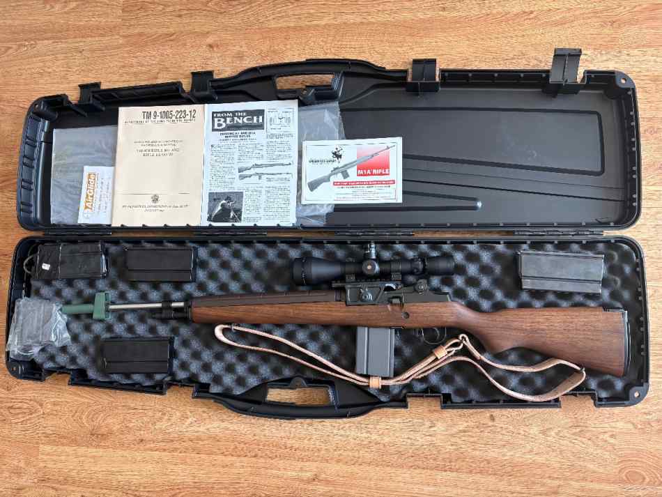 Springfield M1A SS National Match Leupold scope